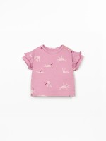 Anti-UV t-shirt in a mix of recycled and natural fibers