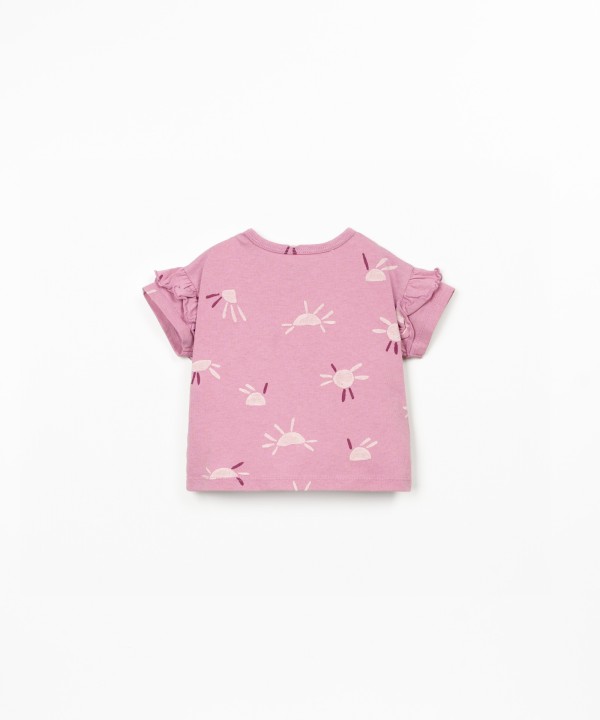 Anti-UV t-shirt in a mix of recycled and natural fibers