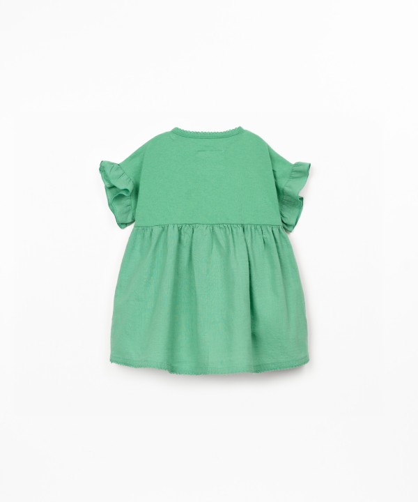 Vestito in cotone biologico e cotone riciclato