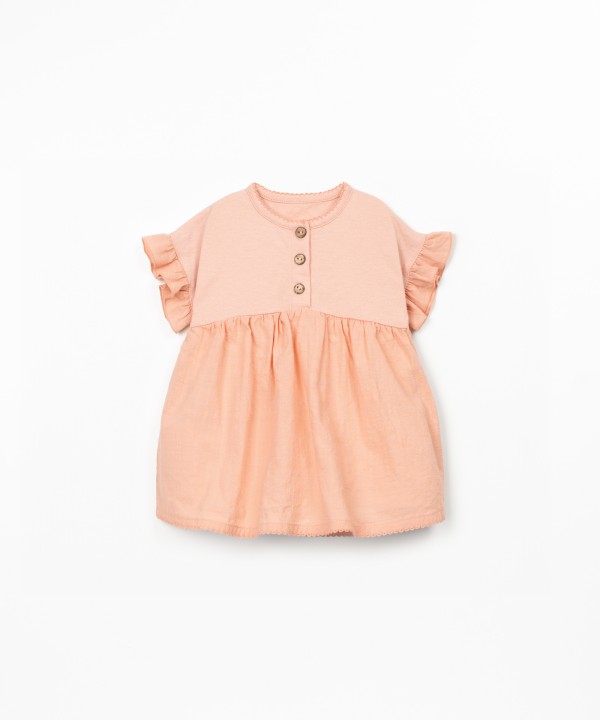 Dress in organic and recycled cotton blend