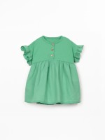 Vestito in cotone biologico e cotone riciclato