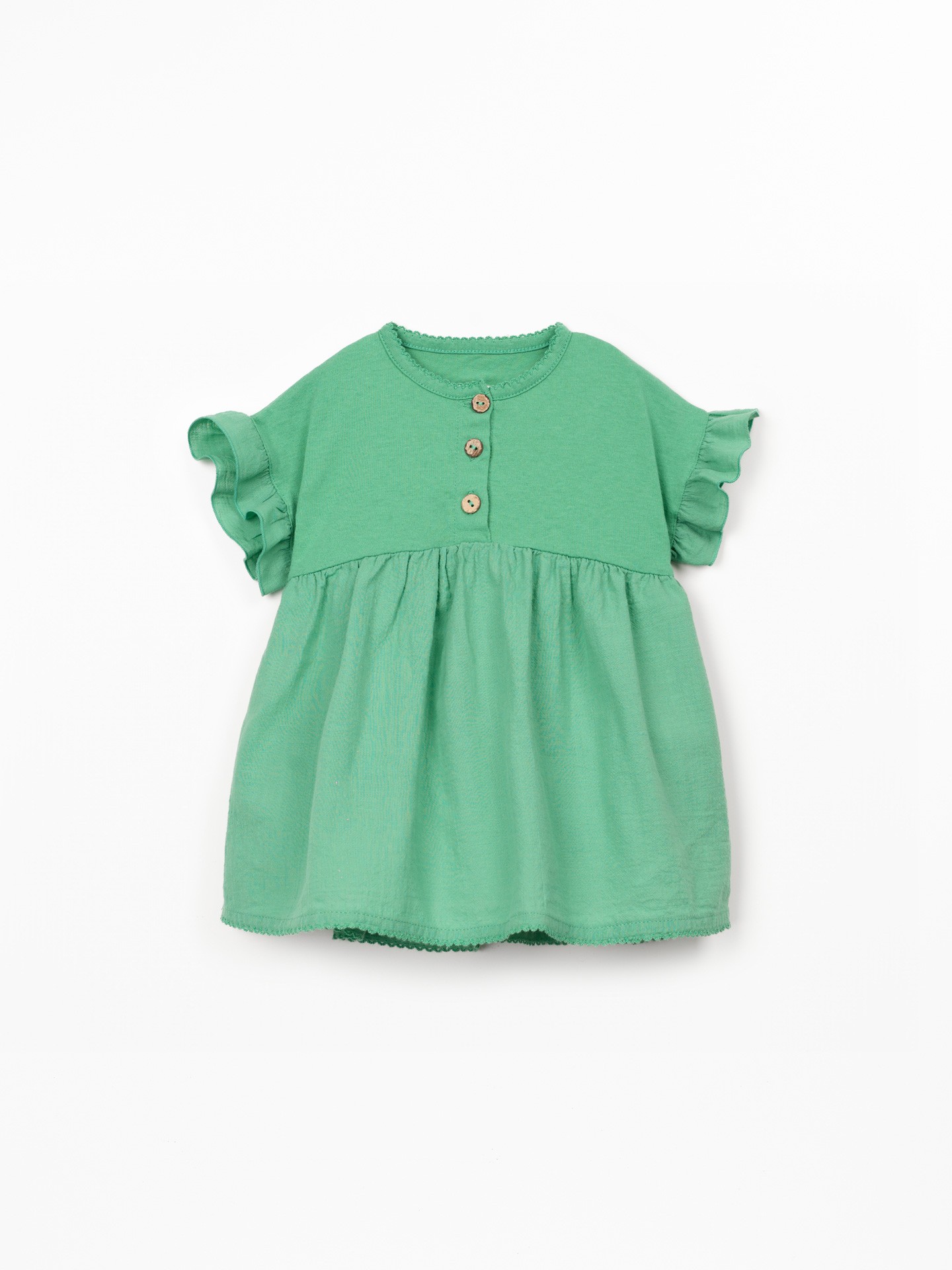 Vestido mezcla de algodón orgánico y algodón reciclado