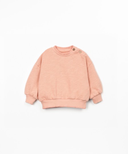 Pull avec mélange de fibres naturelles