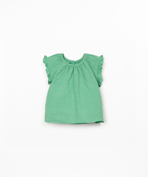 Tunic in organic cotton fabric