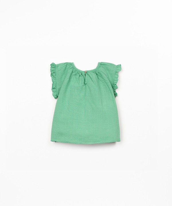 Tunic in organic cotton fabric