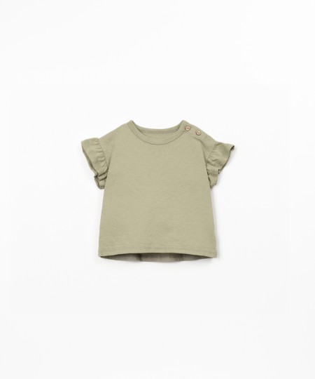 Organic and recycled cotton jersey T-shirt