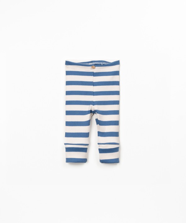 Legging en mélange de coton et modal