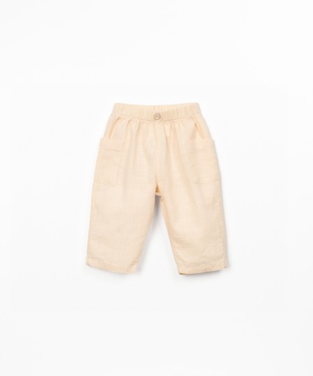 Pantalon en tissu de coton biologique