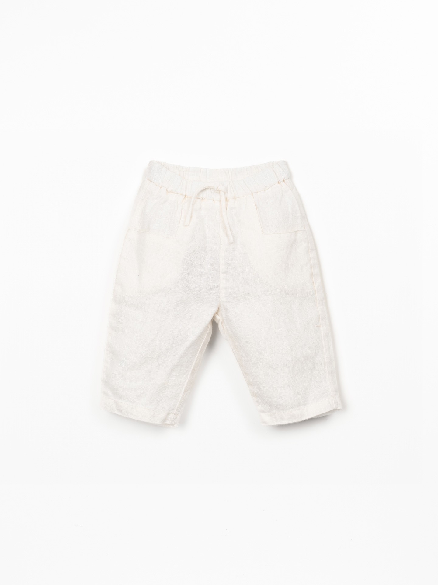 Pantaloni in tessuto di lino