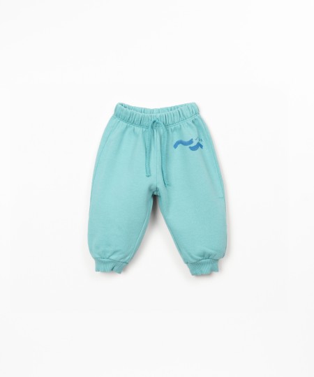 Pantalon en jersey avec motif