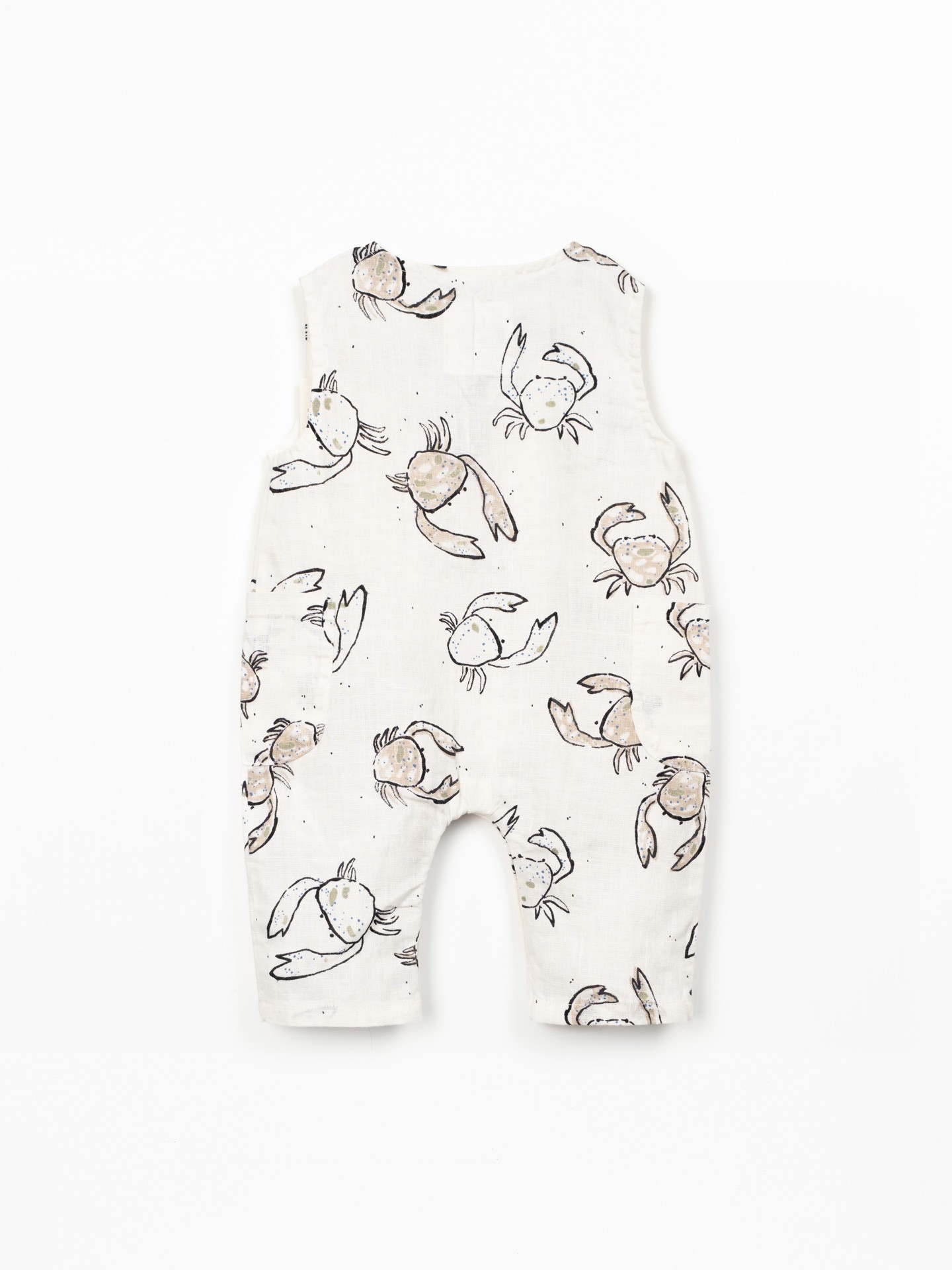 Mono de lino con estampado