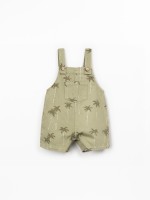 Twill jumpsuit with palm tree print Twill jumpsuit with palm tree print