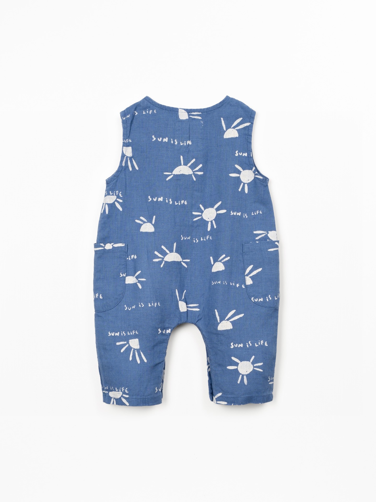 Mono de lino con estampado