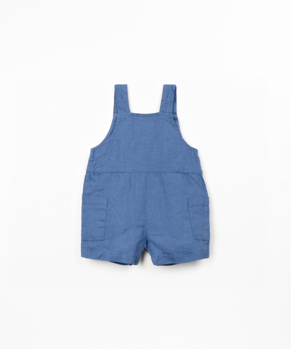 Linen fabric jumpsuit