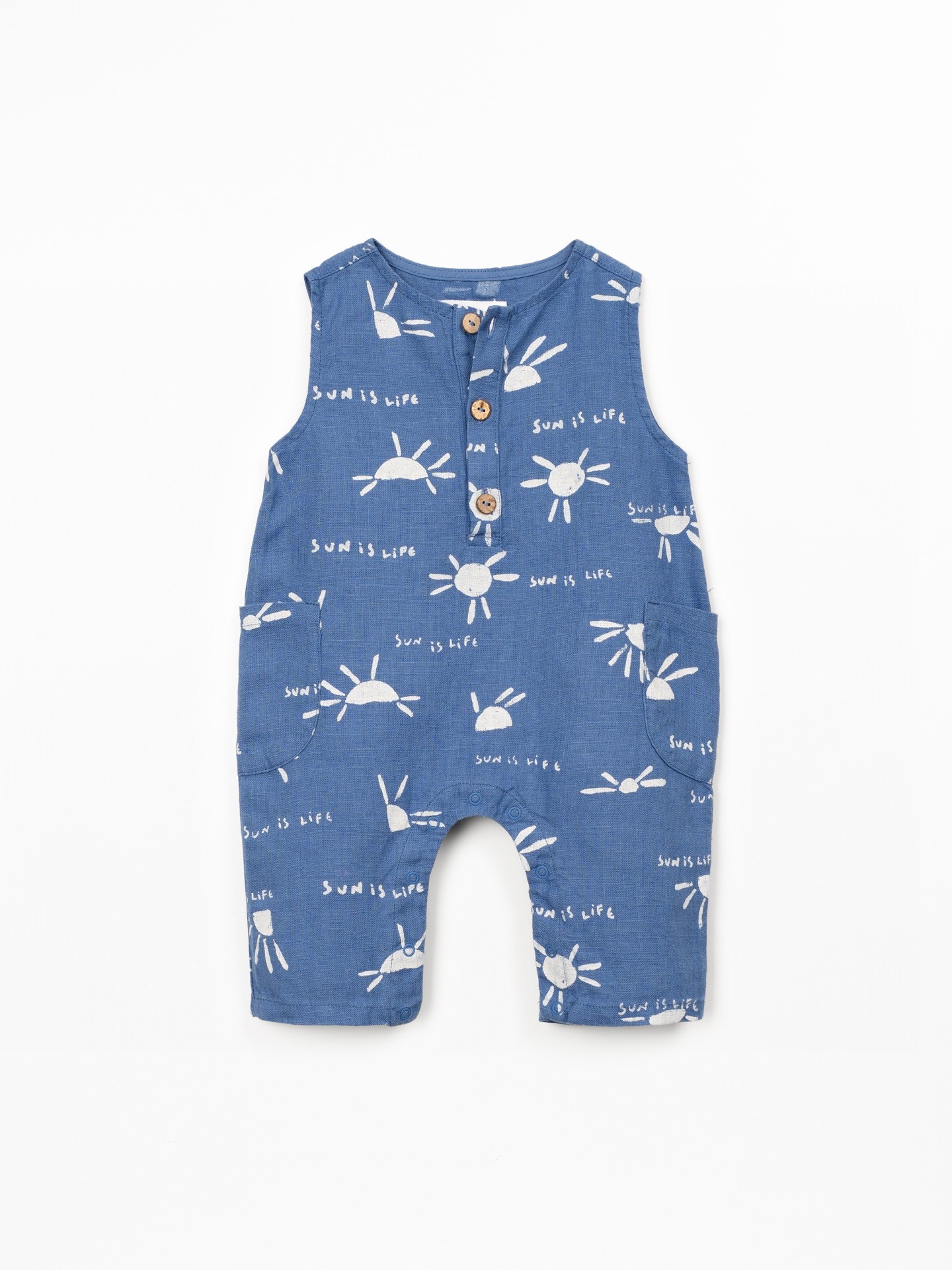 Mono de lino con estampado