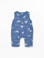 Mono de lino con estampado