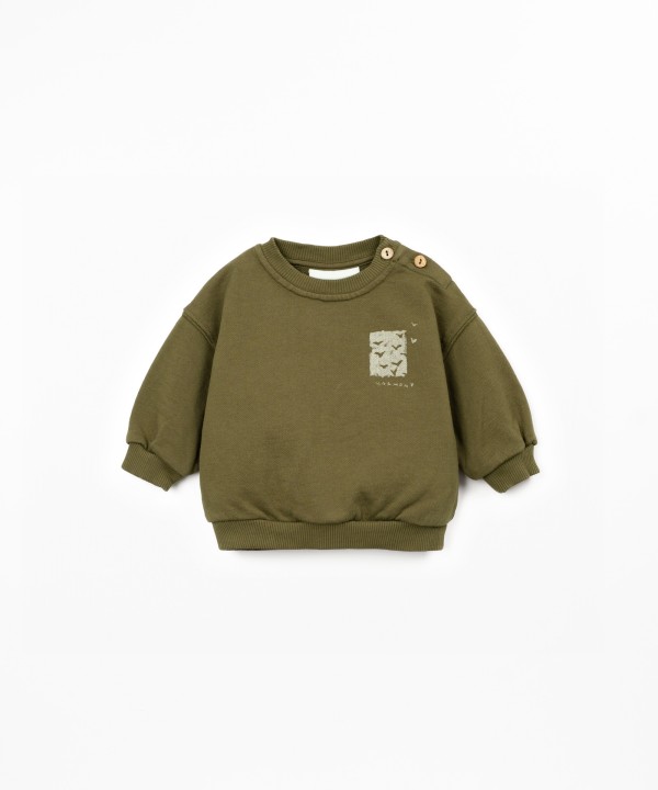 Pull en maille de coton biologique