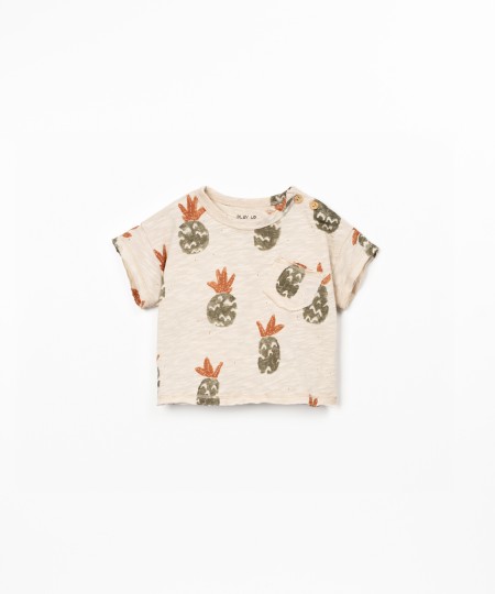 T-shirt avec ouverture à l'épaule