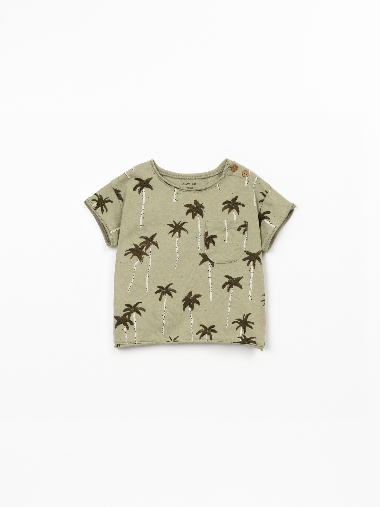 T-shirt avec imprimé palmiers