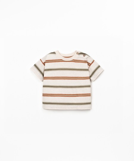T-shirt à motif rayé
