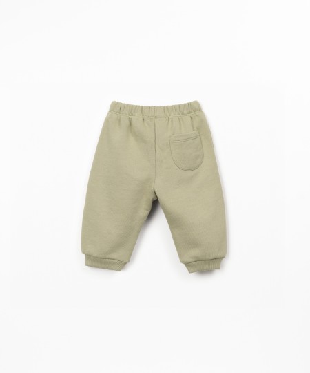 Pantaloni con cordino decorativo