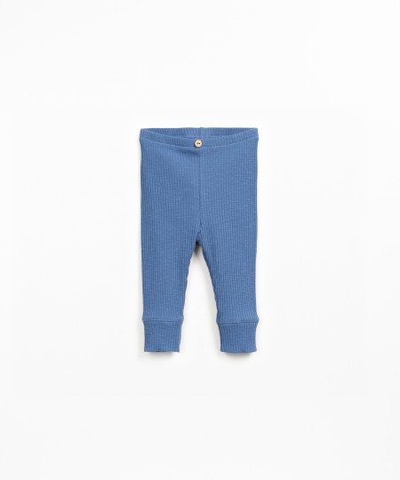 Legging en tricot côtelé