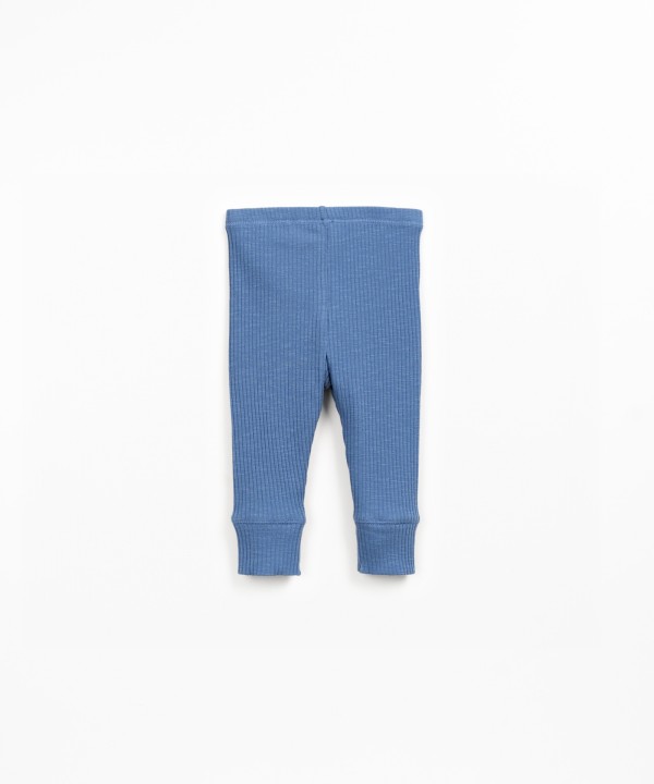 Legging en tricot c�tel�