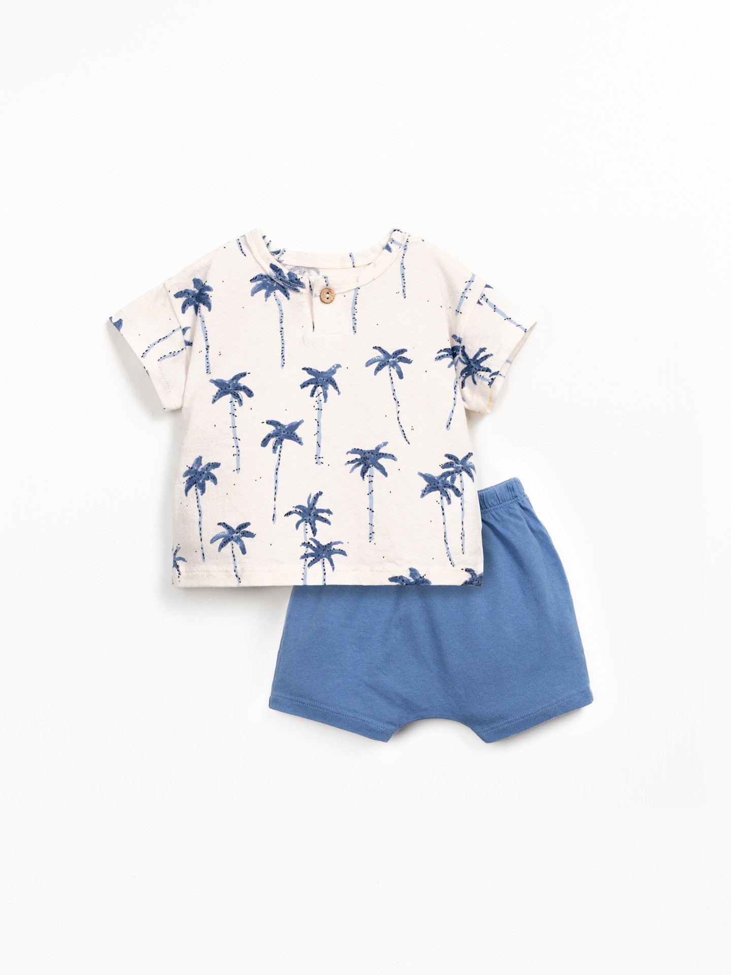 Pijama em mistura de algodão orgânico e algodão reciclado