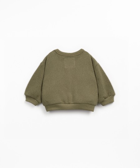 Cardigan in maglia con filato Re(Play)