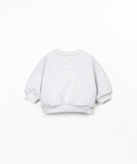 Pull en maille avec fibres naturelles