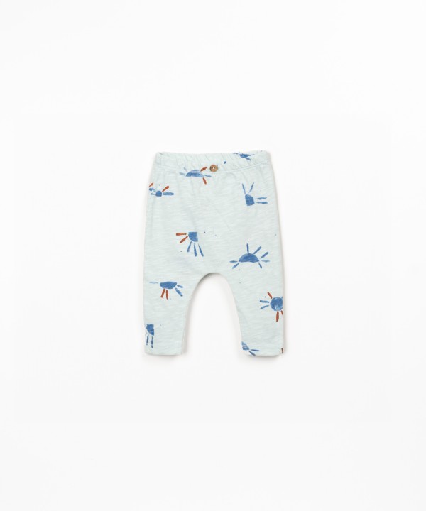 Leggings avec imprimé soleil
