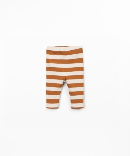 Leggings à motif rayé