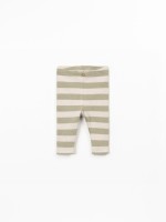 Leggings con estampado de rayas