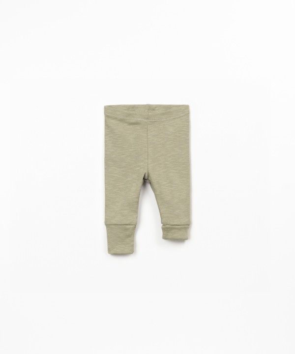 Leggings unis en coton biologique