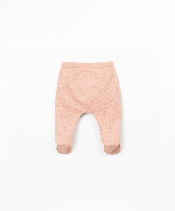 Leggings in miscela di fibre naturali e fibre riciclate