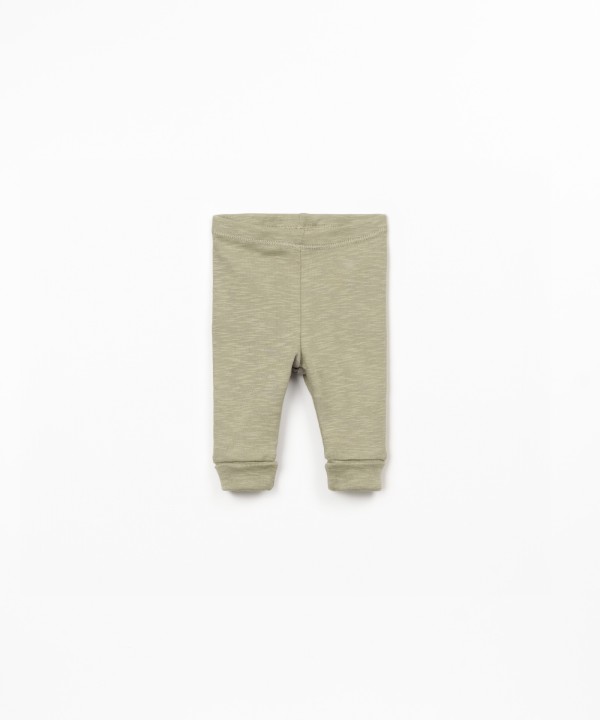 Leggings unis en coton biologique