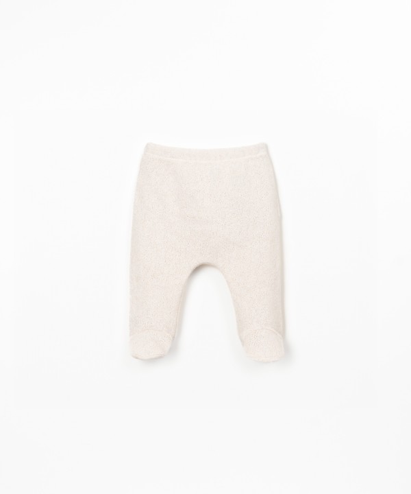 Leggings en mélange de fibres naturelles et fibres recyclées