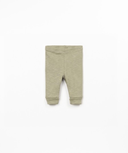 Leggings unis en coton biologique