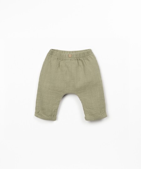 Pantalon en tissu en coton biologique