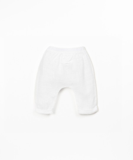Pantalon en tissu en coton biologique