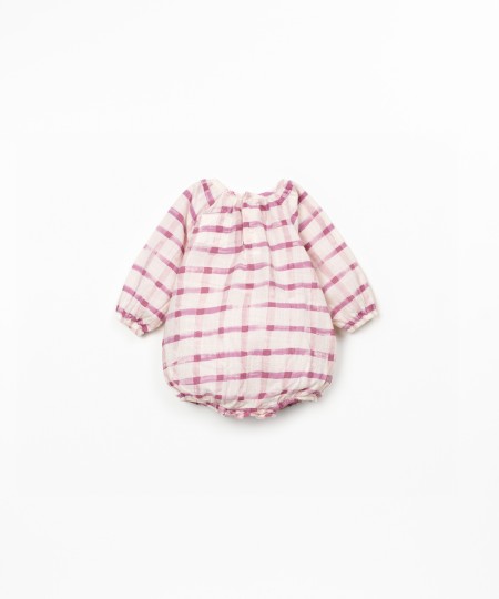 Tuta con motivo a quadri