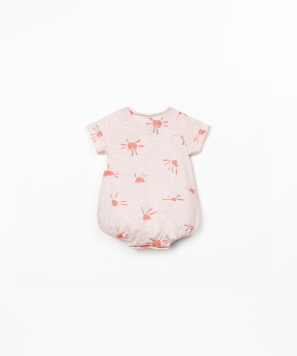 Printed jumpsuit in organic cotton