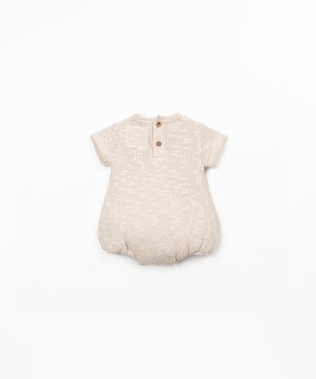 Combinaison en mélange de coton et coton recyclé