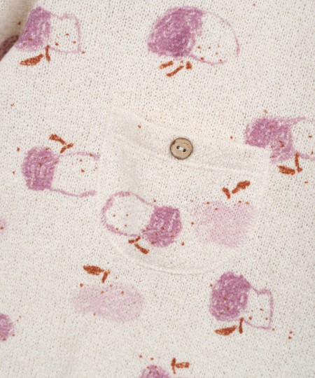 Macacão de malha com estampado