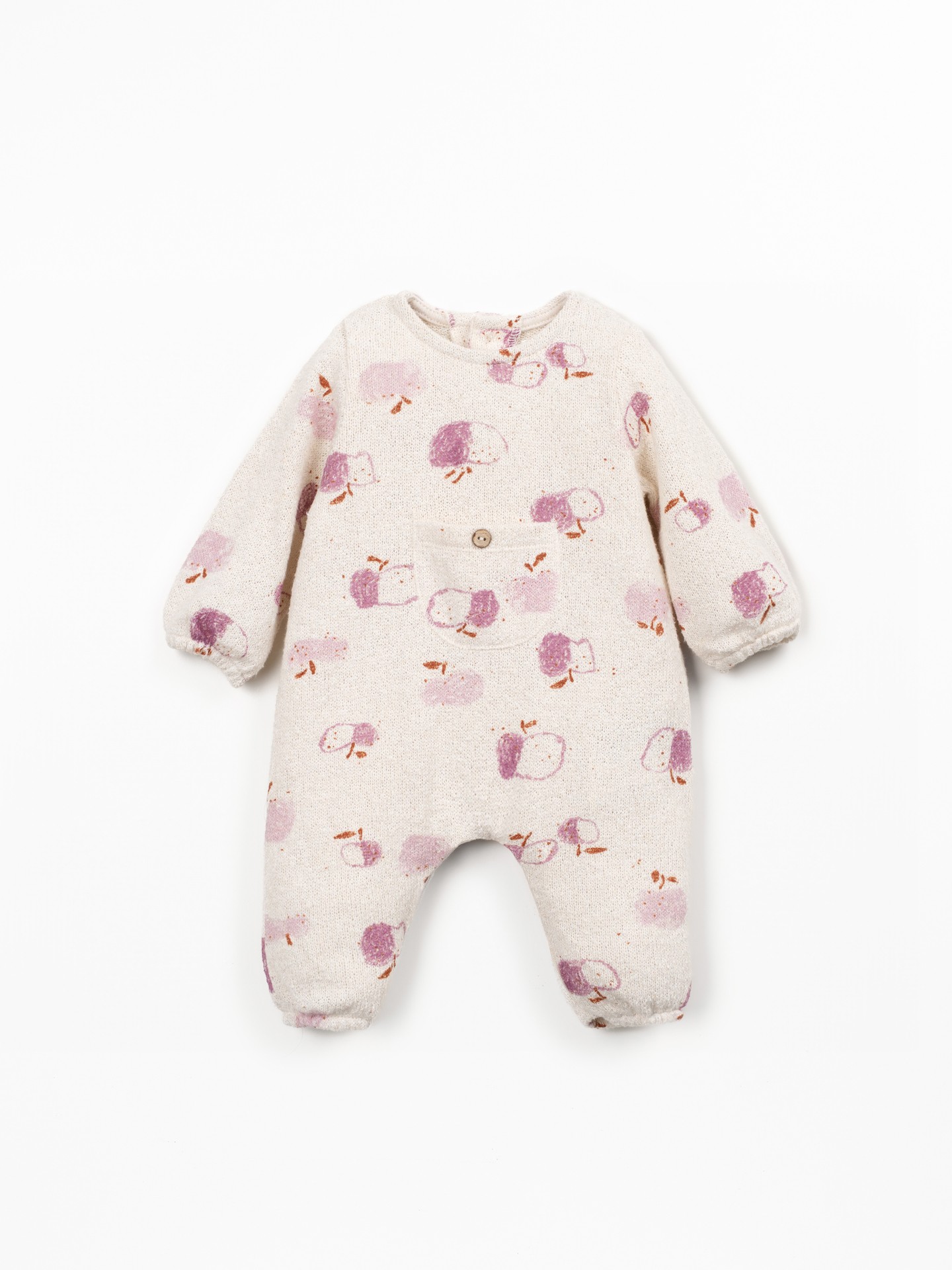 Jersey jumpsuit with print