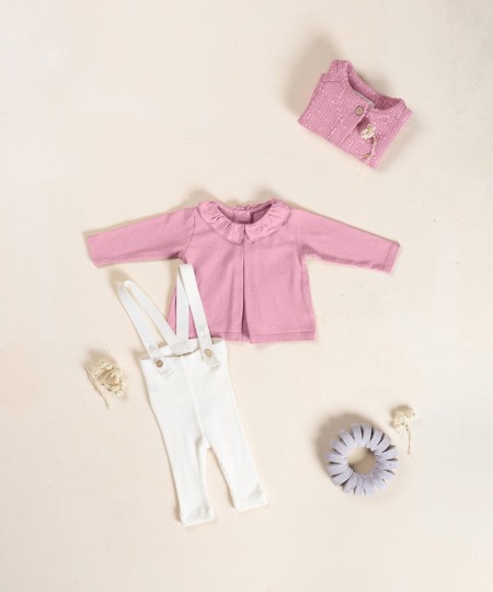 Camisola de malha com mistura de de algodão orgânico e reciclado Camisola de malha com mistura de de algodão orgânico e reciclado