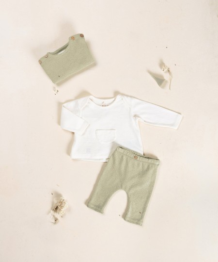 Leggings com fibras recicladas