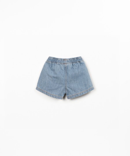 Pantalones cortos vaqueros de algodón