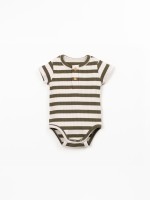 Striped pattern bodysuit