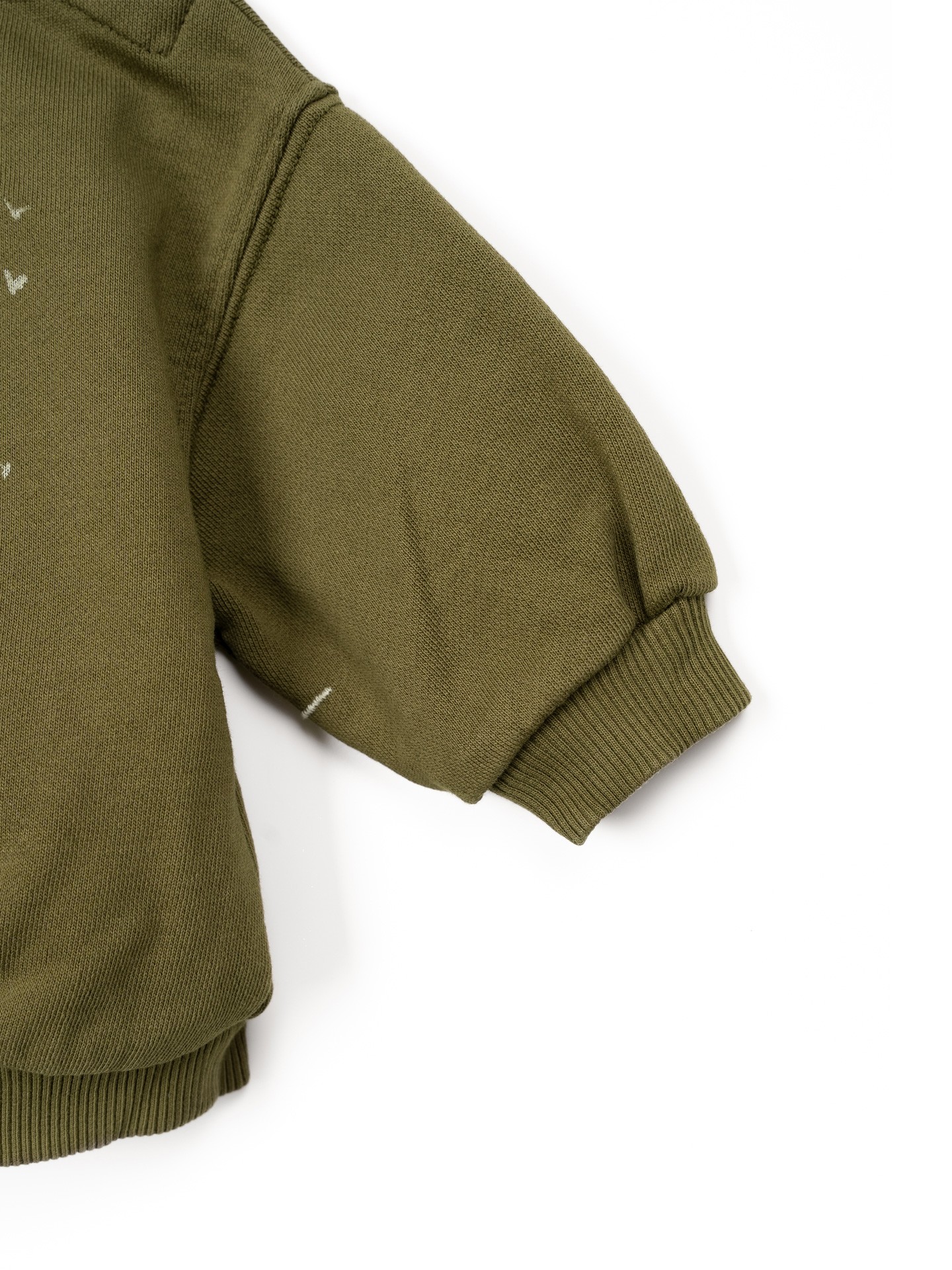 Organic cotton knit sweater